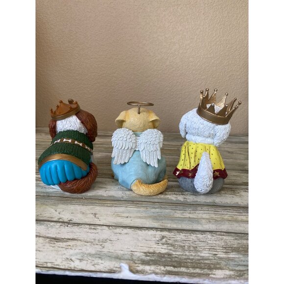 Hawthorne Village Christmas Happy Howl-idays Puppy Pageant 4-Pc Dog Figurine Set - Picture 3 of 16